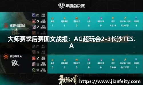 大师赛季后赛图文战报：AG超玩会2-3长沙TES.A